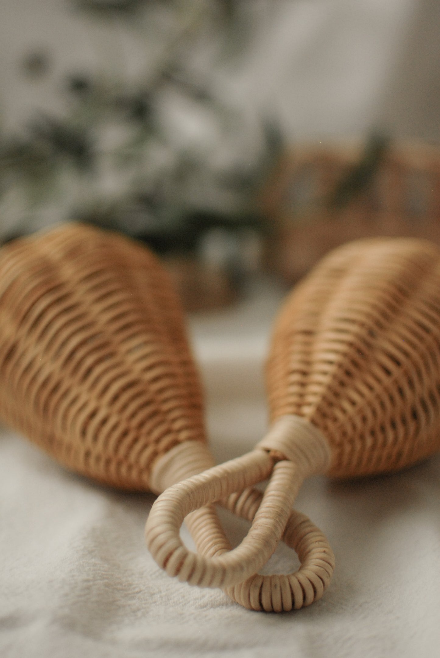 Handmade Rattan Rattle