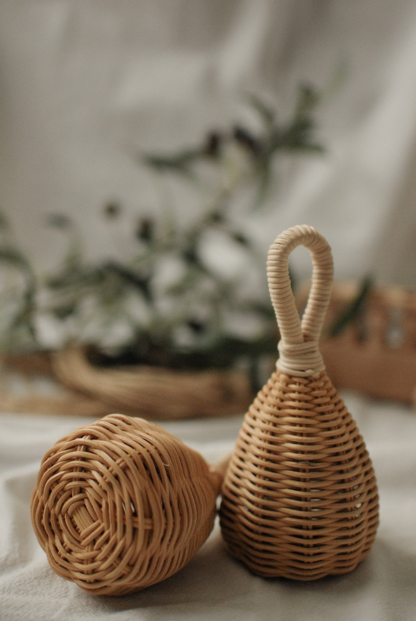 Handmade Rattan Rattle