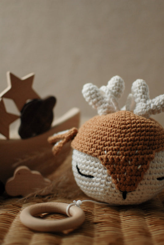 Crochet Deer Music Box