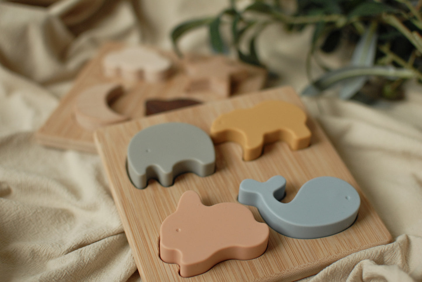 Animal silicone puzzle