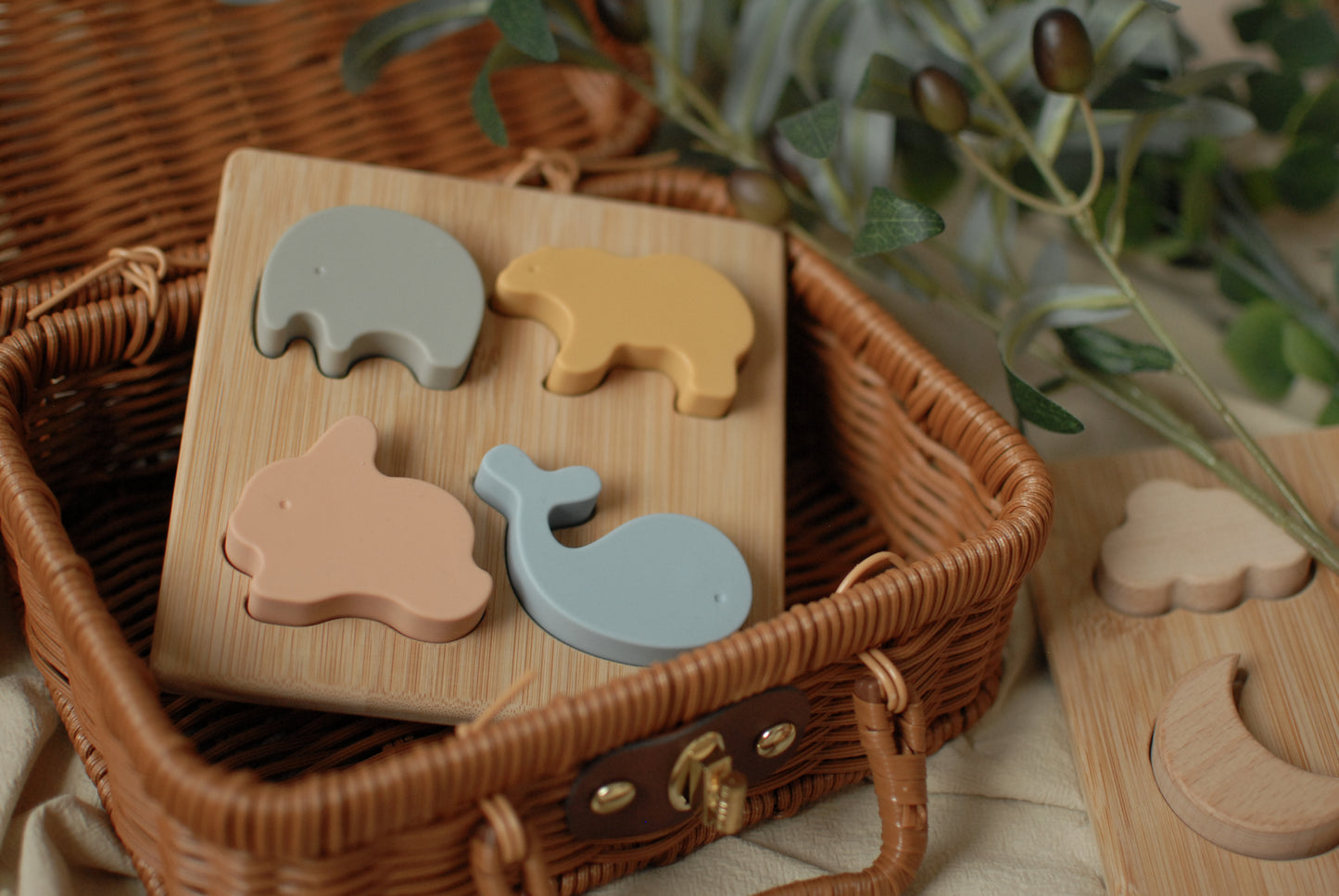 Animal silicone puzzle