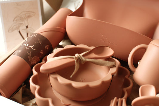 Feeding Set - Terracotta