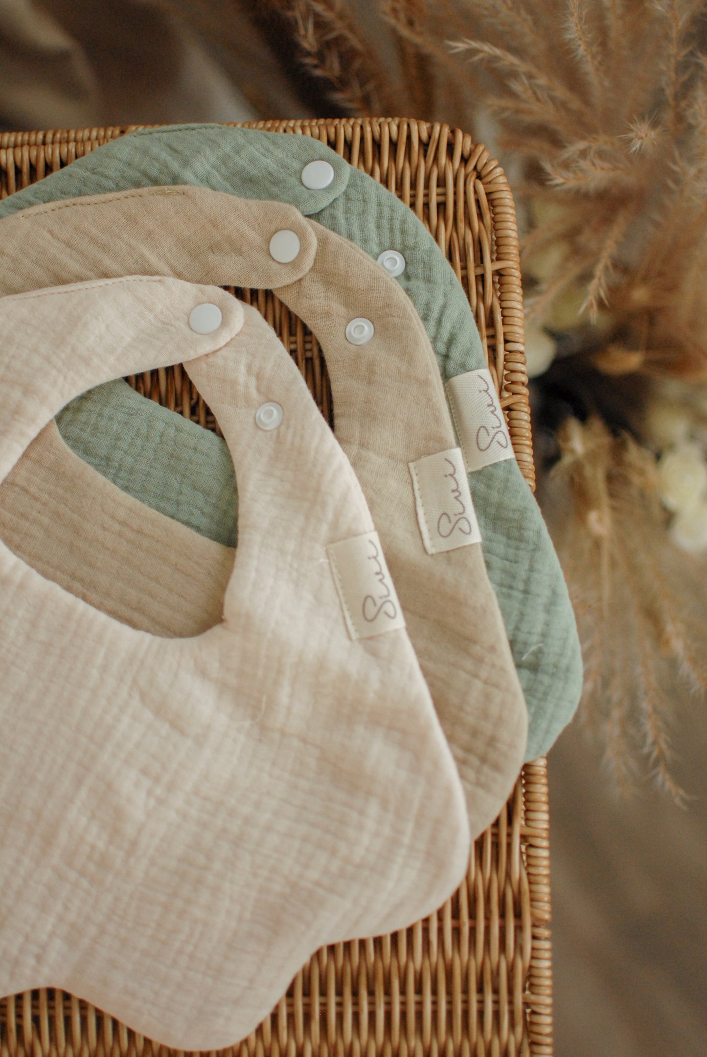 Cotton Petal Bibs - Forest