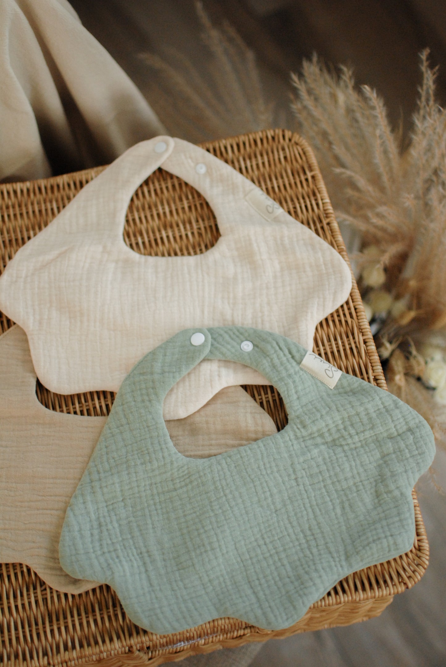 Cotton Petal Bibs - Forest